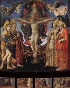 Fra Filippo Lippi THe Trinity and Four Saints painting